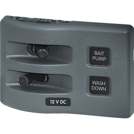Blue Sea 4303 WeatherDeck 12V DC Waterproof Switch Panel - 2 Position Consumer Electronics