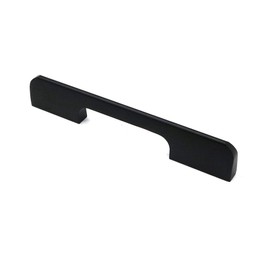 Set of 10 NUZAMAS Matt Black Cabinet Door Handles and Pulls, Furniture Drawer Handles, Zinc Alloy, 115mm Long, Kitchen Cabinet Wardrobe Knobs Bars, Center to Center 96mm