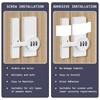 BigKing Door Bolt with Password Lock, Zinc Alloy Mechanical Combination