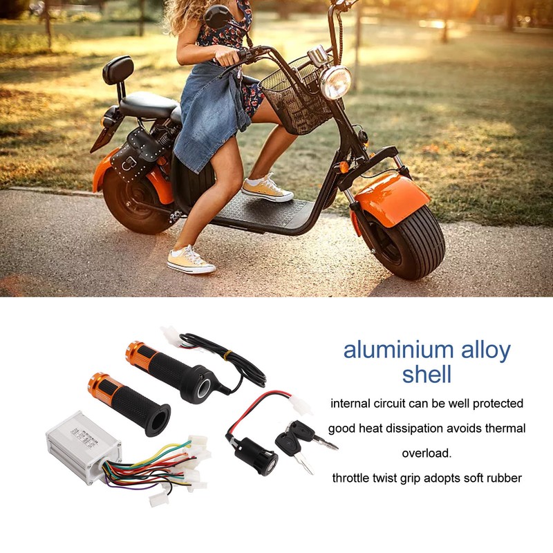 Electric Bike Speed Controller Brushed 24V 250W Aluminum Alloy Electric