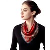 PoeticEHome 100% Mulberry Silk Neck Scarf 21"x21" Small Square Scarfs