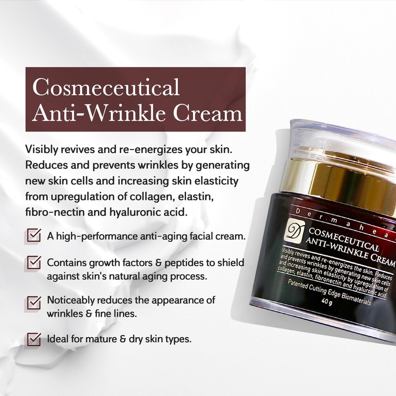 Dermaheal Anti-Wrinkle Cream Anti-Ageing Face Cream with Peptide Complex Against
