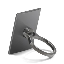 エレコム スマホ用ストラップ/フィンガーリング/スタンダードブラック P-STRBK