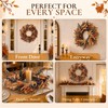24" Fall Wreaths for Front Door, Fall Wreaths with Eucalyptus