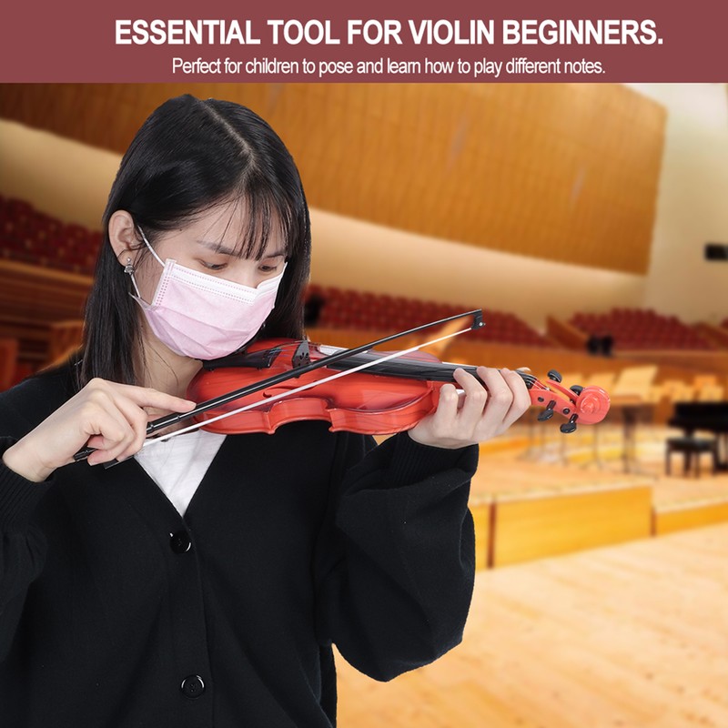 Simulated Kid Acoustic Violin Toy Adjustable String Musical Beginner Develop
