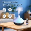 Aromatherapy Diffuser & 12 Essential Oils Set, 500 ML Ultrasonic