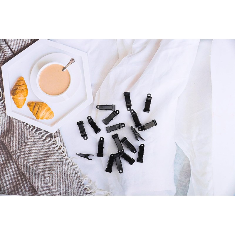 ORTAVA 20 Pcs Metal Clips Spring Clamp Spring Clips for