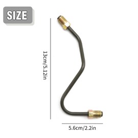 ZUDKSUY 2Pcs Front Brake Caliper Line, Alloy Steel Hose Kit, Replacement for Toyota Tundra 4WD 2007 2008 2009 2010 2011 2012 2013 2014