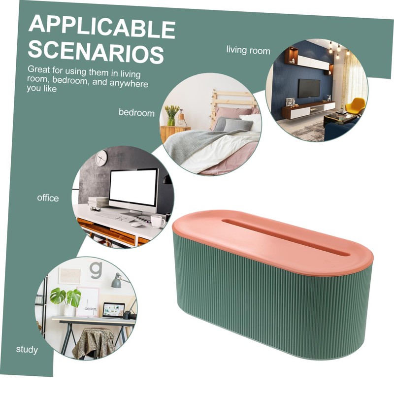 KOMBIUDA 1Pc Stylish Cable Storage Case Wire Storage Box for