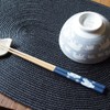 Minoru Pottery Chopsticks 9.1 inches (23.0 cm), White Bear, Navy,
