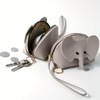 [THREE RABBITS] Mini Cute Elephant Wallet - Compact PU Coin