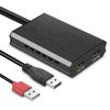Aluminum Alloy 4K 60Hz Displayport USB 3.0 to Dual HD