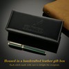 BEILUNER British Racing Green Fountain Pen,Stunning Luxury Pens with 24K