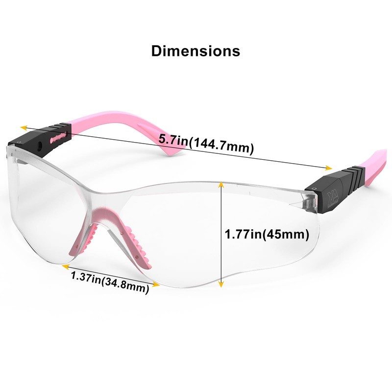 xaegistac Shooting Glasses Anti-fog Shooting Range Eye Protection, Adjustable Safety