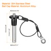 uxcell Ball Locking Pins, 304 Stainless Steel Grip Push-Button Locking