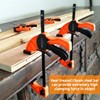 Quick Release Ratchet Bar Clamps for Woodworking (2 Pieces Set
