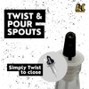 Generic Twist & Pour Spout (6), White