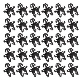MBUYGYUO 30 Pcs Universal Auto Clips Plastic Rivets Retainer Clips Automotive Brake Line Hose Clip for All Car Motorcycle and RVs