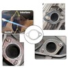 Muffler Gasket Exhaust Gasket Engine Cover Gasket General Purpose 76-80