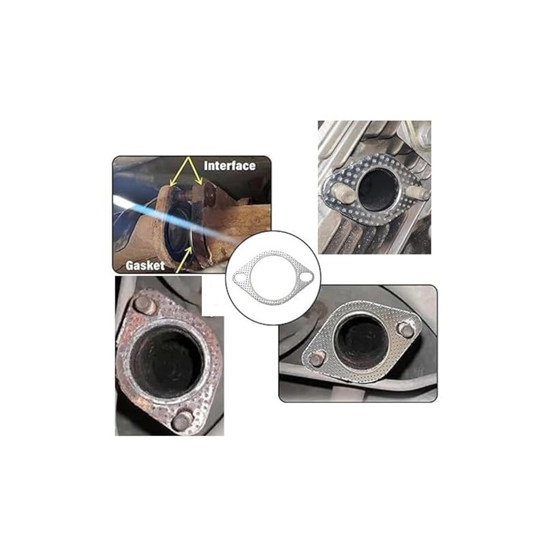 Muffler Gasket Exhaust Gasket Engine Cover Gasket General Purpose 76-80