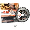HERO Kreissägeblatt 184 x 30/20 mm 24 Zähne Hartmetall Sägeblatt