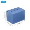 PATIKIL Cardboard Suggestion Box, 2 Pcs 6.5 x 4.5 x