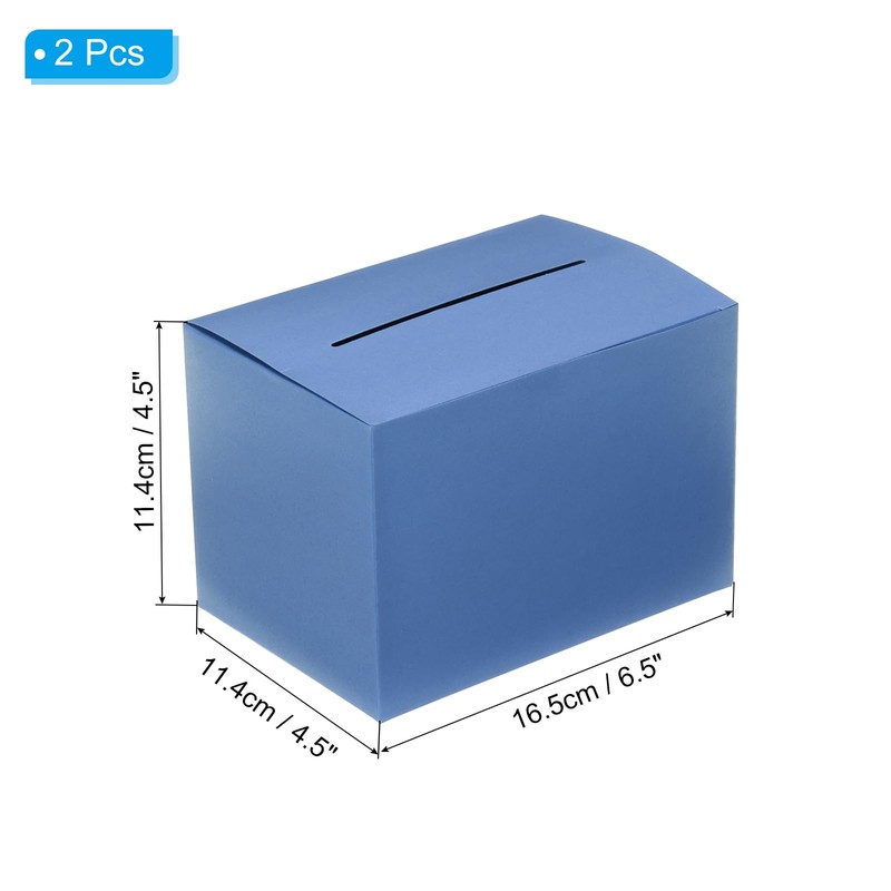 PATIKIL Cardboard Suggestion Box, 2 Pcs 6.5 x 4.5 x