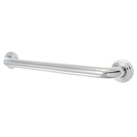 Kingston Brass DR214181 Designer Trimscape Milano 3-Layer Flange 18-Inch Grab Bar with 1.25-Inch Outer Diameter, Polished Chrome