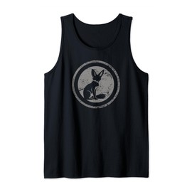 Minimalist Vintage Fennec Fox Tank Top