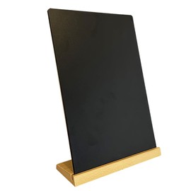 ideamall Tabletop Mini Blackboard, Menu Board, Wooden, W 8.3 x H 11.8 inches (21 x 30 cm)