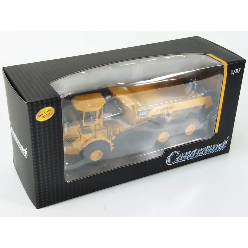 HONGWELL 810002 Cararama ◇VOLVO/Volvo Dump Truck A40D ◇ 1/87 Mini