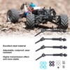 4Pcs RC Car Drive Shaft Set Front Rear Universal Axles