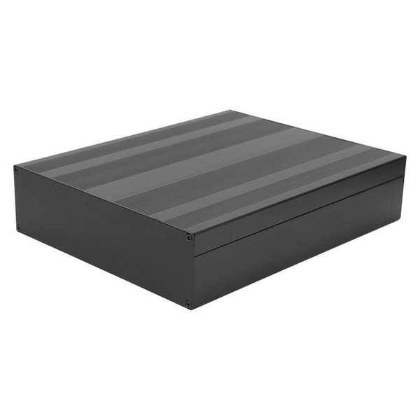 Aluminum Project Box Matte Split Type Black Enclosure Case DIY Electronic Product Casing 50x178x220mm Thickness 1.25-1.5mm