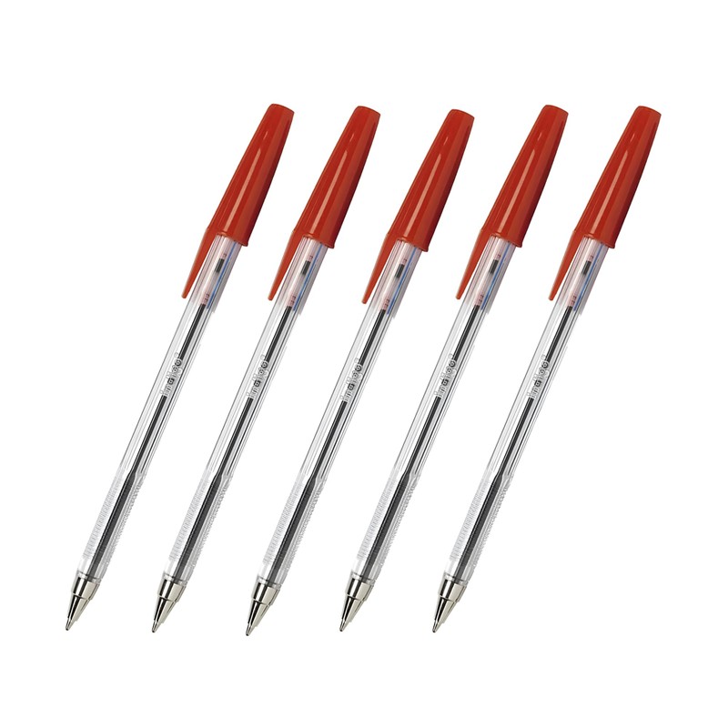 indigo RED Ball point Pens. Quality Stick Biro Pens for