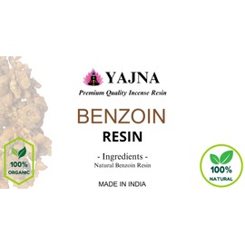 Yajna-100% Pure-Indian-Ben-zoin-Resin Natural-Organic Tree-Gum-Incense-Solid-Crystals Aromatic-Incense-Tear-Rock-Sap Ideal-for-Meditation-Rooms-Yoga-Studios