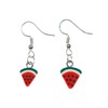 Miniblings Watermelon Earrings Pendant Fruit Fruit Melon Melon Disc –
