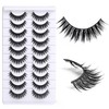 Uytrrsvd 10 Pairs Natural Look False Eyelashes - Wispy Lashes