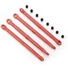 Traxxas 7118 RED molded Push tie rods ball ends 1/16
