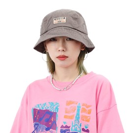 Croogo Men's Bucket Hat, UV Protection Hat, Women's, Cute, Embroidered, Sun Hat, Safari Hat, Sun Hat, Folding, Sun Protection, Heat Stroke Prevention, Lightweight, For Travel, Sunlight, Sea, Summer,