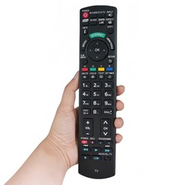 Universal Remote Replacement for Panasonic TC-P50GT25 TC-P54G25 TC-P50S60 TC-L50E60 TC-L58E60 Smart 3D Viera Plasma LCD LED HDTV TV