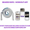 Elevate Rope Professional Beaded Skipping Rope - 3 m Adjustable,