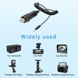 XMHEIRD New Car DC Adapter for RadioShack Radio Shack PRO-508 20-408 20 Channel Direct Entry PROGRAMMABLE Scanner Scanning Receiver Radio Auto Vehicle Boat RV Camper Plug