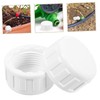 BESPORTBLE 20 Pack PVC Pipe End Cap Plug Leakproof Sprinkler