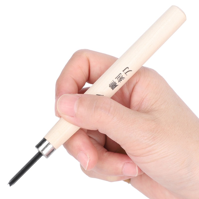 10Pcs Carving Knife Rubber Stamp DIY Stickers Engraving Pen Art