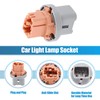 uxcell Tail Light Bulb Socket Light Lamp Blinker Holder Base