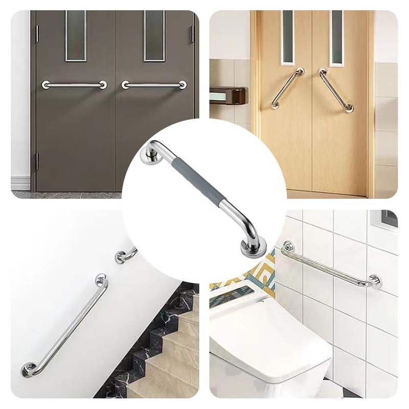 201 Stainless Steel Grab Bar Bathroom, Heavy-Duty Shower Hand Rail,
