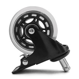 3 Inch Swivel Caster Wheel Replace HDW302 Fit for Traeger Pellet Grills Timberline 850 1300 Ironwood 650 885 XL Texas Elite 34 Pro 780 Pro Series 34, Rubber Heavy-Duty Grill Wheel