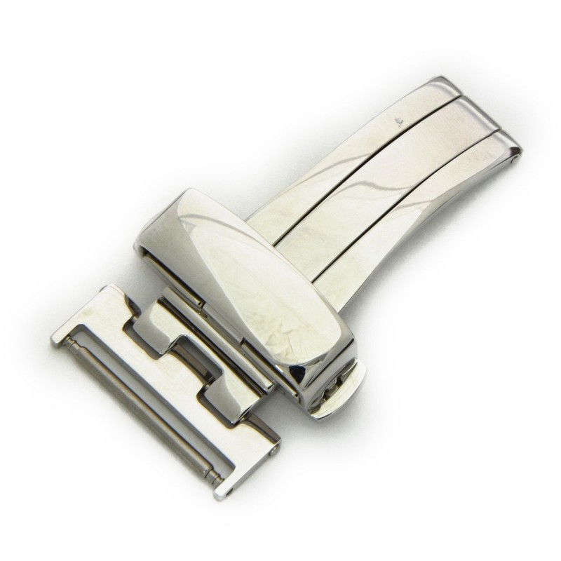 CASSIS[カシス] 時計ベルト Dバックル PD-BUCKLE ピーディーバックル ミラー 20mm シルバー 交換用工具付き CAPDSSM020