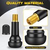 Zocipro Pack of 100 TR414 Rubber Valves Car, Universal Rubber