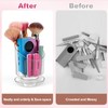 BQAN Acrylic Nail Brush Holder Desk Organizer for Makeup Brush